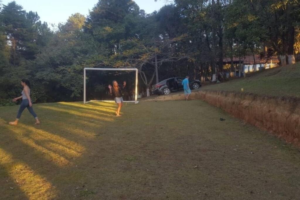 Chacara Com Piscina Em Condominio Fechado Prox Shopping Outlet Catarina Mairinque Exterior foto